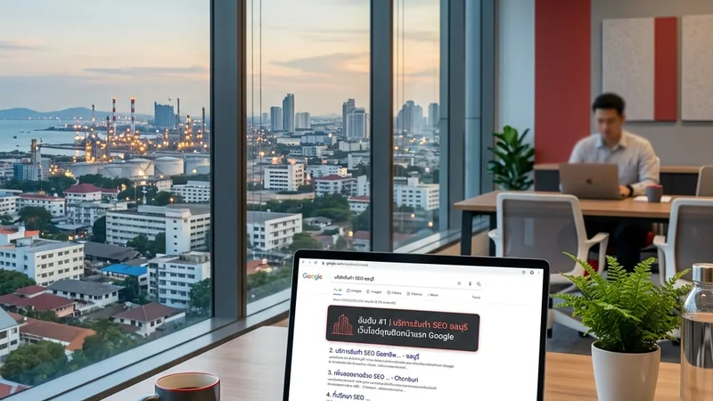 ทำไมธุรกิจในชลบุรีถึงควรมีเว็บไซต์ติดหน้าแรก Google ปี 2026